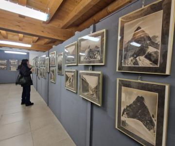 Panoramica della mostra di vittorio Sella
